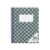 U Brands Composition Notebook, Checkered, College Ruled, 80 Perforated Sheets, 9.8 x 7.5 Inches, Reinforced Softcover Binding