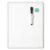 U Brands Contempo Magnetic Small Whiteboard, 11″ x 14”, White Modern Frame, Mini White Board for Students, Fridge and Locker Dry Erase Board, Includes Marker & Magnet