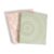 U Brands Eco-Conscious 1″ Binders, Set of 2, Pink and Sage Green Boho Chic Prints, Silver Metal O-Rings