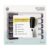 U Brands Fine Tip Dry Erase Markers with Eraser, Whiteboard Markers with Chisel tip, Low Odor, Black, Set of 5