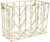 U Brands Hanging File Desk Organizer, Wire Metal, Gold Finish, 8.5″ x 11′