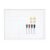 U Brands Magnetic Dry Erase Monthly Calendar Whiteboard Value Pack, 24″ x 18″, Wall Mounted Planner Board with Wood Style Frame, Home Office & Kitchen Family Command Center, Includes Markers & Magnets