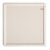 U Brands Rustic Linen Bulletin Board, 14″ x 14″, White Wood Style Frame, Industrial Grade Pinning Surface, Includes Push Pins