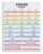 UCGAOIOQ Educational Numbers Poster Counting 1-20 Chart Early Math Wall-Art for Toddler Preschool Classroom Homeschool Nursery Playroom Decor(Framed,08x12inch(20x30cm))