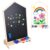 UDIYO Kids House-Shaped Drawing Board Magnetic Art Easel Whiteboard