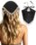 Ufgin Crochet Hair Bandanas Headscarf for Women Boho Knit Hair Scarf