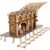 UGEARS Harry Potter Platform 9 ¾ 3D Puzzle – Wooden Model Kits for Adults To Build – Mechanical Wooden Model Kit – Compatible with Ugears Hogwarts Express Train – 3D Wooden Puzzle includes 2 Figurines