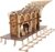 UGEARS Harry Potter Platform 9 ¾ 3D Puzzle, Mechanical Wooden Model Kit – Compatible with Ugears Hogwarts Express Train – 3D Wooden Puzzle Includes 2 Figurines