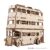 Ugears Knight Bus 3D Puzzle, 268-Parts, 7.7-Inch, Brown