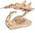UGEARS The Ghost of Kyiv Ukrainian Fighter 3D Puzzle, Jet Model Kit with Movable Ailerons, Wing Flaps & Tail Rudders – MiG-29 Military Aircraft