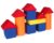 UHAPPYEE Toddler Foam Building Blocks, 12 PCS + 4 Kinds of Shapes Colourful Stacking Block Sets for Kids, Soft Foam Building Blocks Throwing Toys
