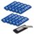 Ujier 1 x 3 Name Tag/Badge, Magnetic Backing Blue, Praying Hands (10 Pack)