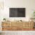 UKAOCAI 94.5″ Wide Modern TV Stands for Living Room, Entertainment Center with Storage Cabinets and Drawers,Wooden TV Console with Fluted Handle,Media Console for Bedroom, Dining Room, Natural
