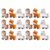 UKCOCO 150pcs Cute Cartoon Horse Eraser – Animal Themed Mini Erasers – Classroom Game Prizes – Small Birthday Return Gifts – Party Favors Gift Filling Supplies