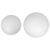 UKCOCO 2pcs White Hollow Foam Balls – for Painting, Model Making