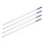 UKCOCO 4pcs Extendable Teacher Pointer Stick for Chalkboard and Whiteboard Use, Handheld Stainless Steel Teaching Tool with Silicone Grip, Retractable Length from 8.3 to 39.4 Inches,
