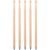UKCOCO Drumstick Wooden Pencils Novelty Erasable Writing Khaki 5 Pcs
