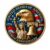 UKJGDI Highergo 250th Anniversary Commemorative Coins USA Eagle and Patriotic Symbols Collectible 250 Year Merchandise for Celebration Display Collectors Challenge Coin Gift