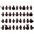 Ukoxrxh 36PCS RAMDOM Superhero Minifigures Building Blocks Set, MiniFigs Superhero Action Figures with Weapons, Hero Team Building Toys for Kids, Gift for Boys