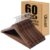 Ulimart Wood Hangers – 60 Pack Solid Shirt Hangers, Heavy Duty & Slim Wooden Hangers, for Suit, Coat, Jacket, Pants (Walnut)