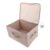 ULTECHNOVO Discreet Locking Storage Bag with Zipper Cover, Medium Pink