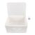 ULTECHNOVO Locking Storage Bag Medium White Non Woven Privacy Organizer