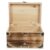 ULTECHNOVO Vintage Jewelry Storage Wooden Decorative Box Treasure Chest