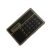Ultra-Thin Solar Calculator Pocket-Sized ABS, Black
