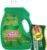 Ultra Concentrated Liquid Dish Soap with Heavy Duty Scrub Sponges Combo Pack – Tough on Grease Dishwashing Liquid (145 Fl Oz, 1.13 Gallon) and Multi-Purpose Scrubbing Sponges for Kitchen Cleaning