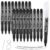 Ultra Fine Point Permanent Black Marker, 18 pack Permanent Markers, Permanent Markers Ultra Fine Tip 0.4 mm Tip, Waterproof & Fade-Proof Ink, Quick Drying, Writing on Paper, Plastic, Metal, Glas