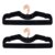 Ultra Slim Short Neck Hangers 10 Pack Velvet Non-Slip Felt Hangers with 360° Swivel k Space-Saving for Closet nization (Black & Rose Gold)