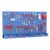 Ultrawall Pegboard Wall Organizer, Blue Metal Peg board Panels