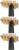 Umbra Picket Wall-Mounted Coat Rack Rail Hook with 5 Retractable Wood Pegs – Modern, Space-Saving Storage Organizer, Natural (Pack of 3)