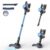 UML0 N8 Cordless Vacuum Cleaner,Lightweight Stick Vacuum with Powerful Suction,2200mAh Battery, Self-Standing, Rechargeable Vacuum Cleaners for Home Hardwood Floor Carpet Pet Hair