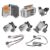 UNCLE BRICK 9 in 1 Motor Power Function Set,Equipped with Powerful High-Torque High-Speed Motor,Advanced Control Functions,Compatible with Major Brands,Suitable for Building Block Modification