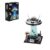 UNCLE BRICK Space UFO Dynamic Version Building Set with LED Lights, 360° Rotating Flying Saucer Model, Alien Abduction Scene,Display Building Kit for Teens and Adults, STEM Collectible Desk Decor