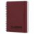 Undated Monthly Planner 2026 2027-18 Month Calendar Planner Book for School, Office and Home – Simplified Hardcover Blank Planners for Goals, Tasks and Dates – B5 Burgundy