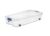 Under Bed Storage Bin 66 Quart, Clear Rolling Container with Wheels & Lid (1 Pack)
