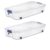 Under Bed Storage Container with Wheels & Latching Lid, 66 Qt