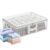 Under Bed Storage for Blankets Transparent Foldable Drawer Type Tote
