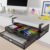 Under Desk Drawer Organizer No Drilling 2 Slide Out Drawer Under Table Storage Drawer Clamp On Under Desk Management Drawer Organizer Suitable for Home and Office