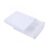 Under Desk Organization, White PP Plastic Storage Bin with Lid, Stackable File Box for Home Office