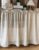 Under Sink Curtain Skirt, Dust-Proof Privacy Curtains for Kitchen Shelves, Dishwasher, Classroom or Pantry, Short Linen Cabinet Curtains (70.9×39.4 in)