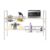 Under Sink Organizer, 2-Tier Expandable Cabinet Storage, Stainless Steel Shelf Adjustable Height, for Bathroom Kitchen