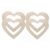 Unfinished Heart-Shaped Wooden Frame