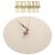 Unfinished Wooden Clock Face Blank round Panel DIY Wall Clock Kit
