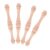 Unfinished Wood Gourd Spindle 4pcs Decorative Baluster for Stairs