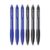 uni-ball Click Gel XSGR7 0.7mm Gel Pen | Triangle Rubber Cylinder | Retractable Mechanism | Long Lasting Smudge Free Ink | School & Office Supplies | 6 Shades Ink Pack