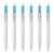 Uni-Ball one Retractable Gel Pens, Micro Point (0.5mm),Sky Blue Ink, 6 Pens