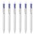 Uni-Ball one Retractable Gel Pens, Ultra Micro Point (0.38mm), Blue Ink, 6 Pens